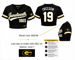 GSU - Juneteenth Jersey (Crop Top)
