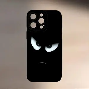 Phone case: Contempt Expression 7/8 Plus Anti-Drop Soft Case, Simple and Premium Air Cushion Compatible with iPhone 14 Pro Max, Apple 13 Phone Case, Couple XS Max New 12 Pro Anti-Drop XR Matte 11 Unisex 13 Full Coverage 15 Pro Soft Case 15 Protective