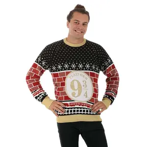 Adult Platform 9 3/4 Harry Potter Christmas Sweater