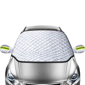 Ultra Thick Windshield Cover for Car SUV, Heavy Duty Protective Windscreen Cover, Snow Ice Frost Dust Water Resistent, Pefect for All Seazon Use