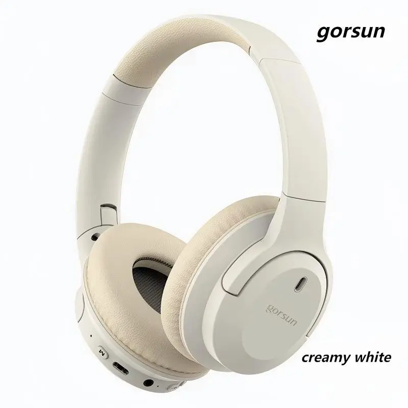 GORSUN M97 ANC Bluetooth Earphones Wireless & Wired Noise Cancelling Gaming Earmuffs for Apple Huawei Android Universal Compatibility Com Stereo puter Audio Computer