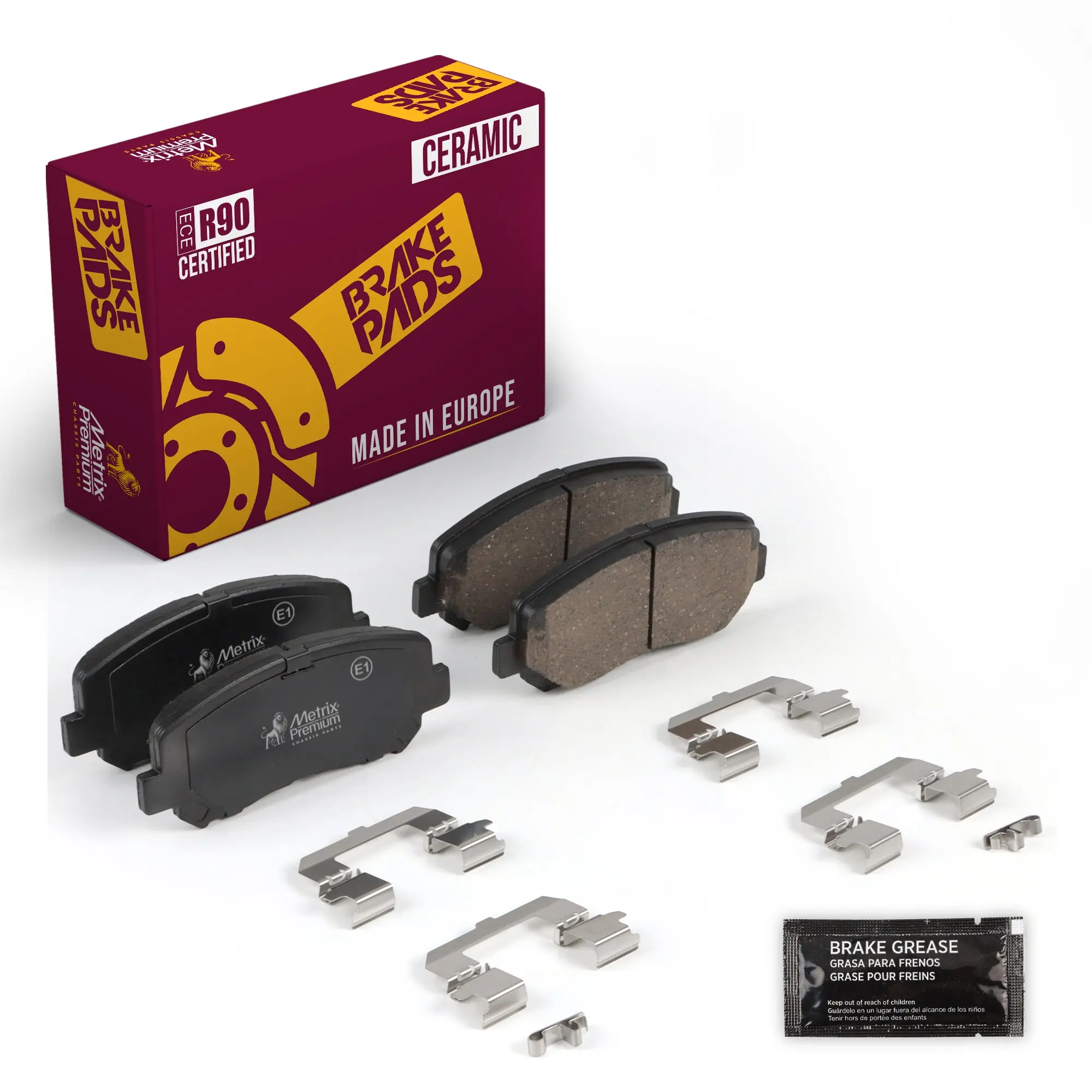 Front Disc Brake Pad Set 93986MC
