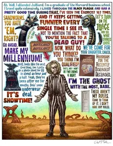 CHA-Beetlejuice Tribute - 11x14 (1002)