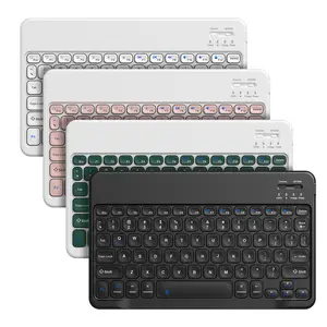 10inch Universal Wireless Bluetooth Keyboard For PC Laptop Mac iOS iPhone Tablet