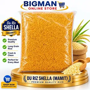 Mamit Du Riz Shella Rice - Premium Long-Grain Rice for Daily Cooking & Meal Prep