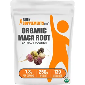 BulkSupplements - Organic Maca Root Extract Powder - Energy Boost - Mood Balance - 100g-1kg - 1.8g per Serving