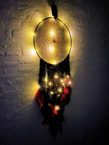 Ashrise Ember - The Phoenix’s Descent - 5 Hoop Hanging Dreamcatcher