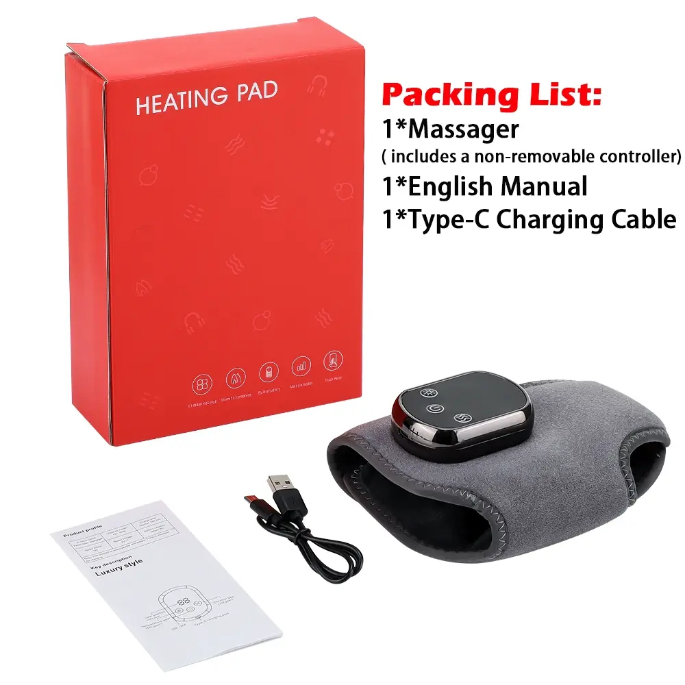 Electric Foot Ankle Massager with Heat and Vibration, Wireless Heated Ankle Wrap for Relaxation, Perfect for Home Use 1pc / 2pcs - TikTok Shop Electric Foot Ankle Massager with Heat and Vibration, Wireless Heated Ankle Wrap for Relaxation, Perfect for Home Use 1pc / 2pcs - TikTok Shop