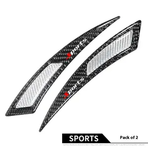 New car wheel arch anti-collision strip modified with universal carbon fiber wheel arch drops Adhesive protective tape