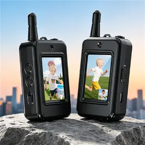 Antenna Video Walkie-Talkie Toys, suitable for boys and girls, 2-pack, rechargeable walkie-talkies with screens, long-range communication, 4 voice effects, a great choice for children’s holiday and birthday gifts, Mother’s Day gift