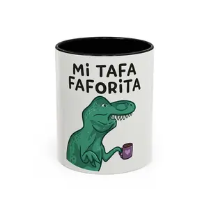 [Sale off up to 50%] Mi Tafa Faforita - Taza|Mug 11oz - Taza Para Oficina- Home or Office Décor, 11oz ceramic accent mug