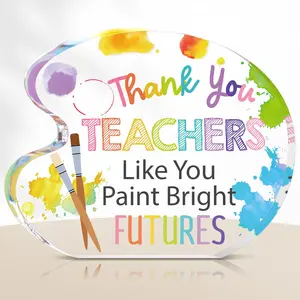 Art Teacher Appreciation Gifts for Women & Men, Acrylic Thank You Gift, Ideal for Art Teachers, Thoughtful Appreciation Present