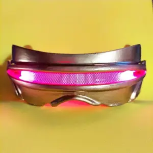 Visor Glasses Mask Cosplay Costume Geek Accessory Comic 3d