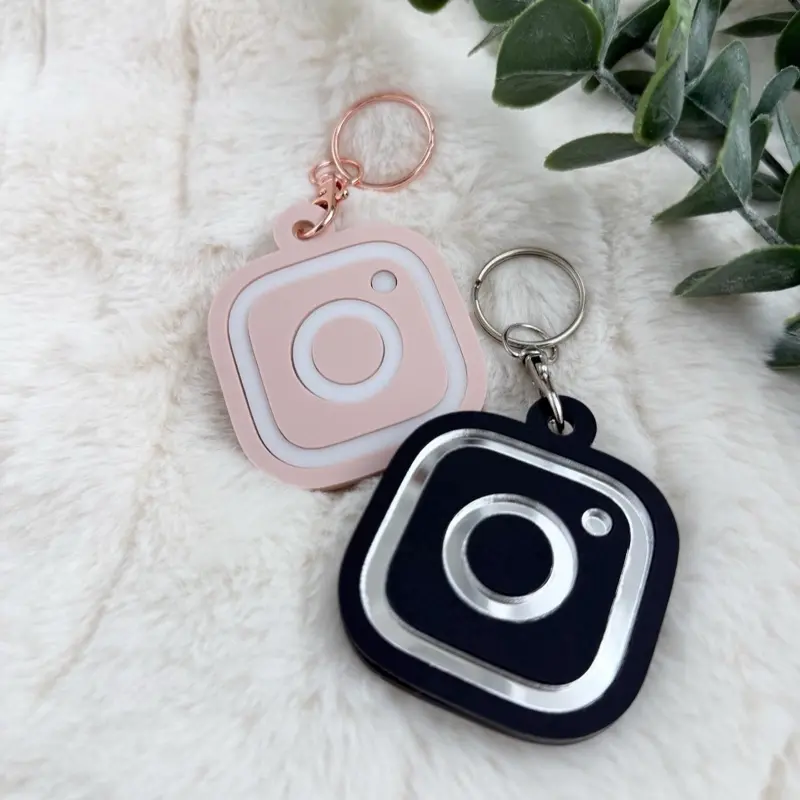 Smart keychain, Instagram keychain- personalized