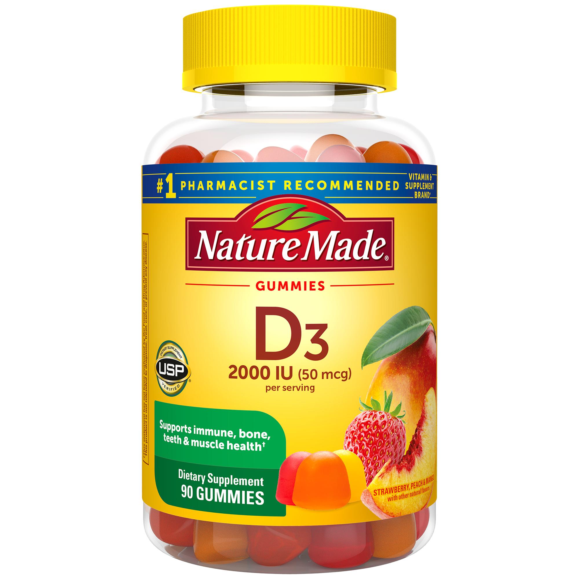 Vitamin D3 2000 IU (50 mcg) Gummies