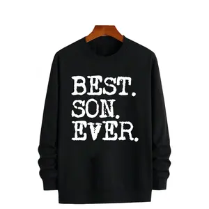 Everyday Wear Unisex Sweatshirt – Best Son Ever Printed Long Sleeve Tee