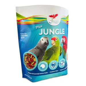 Scenic Mix Jungle Large Parrot Food - 3 lb Bag - 1" Bird Pellets - Complete Nutrition for Macaws, Amazons, Cockatoos, African Grey Parrots & More