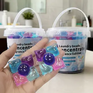 50pcs high-quality perfume type laundry coagulant, five in one concentrated detergent, household laundry detergent, efficient cleaning and decontamination, and long-lasting fragrance beads