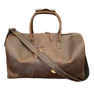 Full Grain Leather 35L Duffel Bag