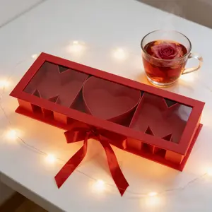 Mother's Day Creative Letter Flower Gift Box, Rectangular Flip Lid Box, Perfect for Birthday and Ceremony Occasions