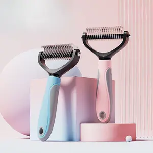 Pet Knotter Dog Grooming Hair Removal Pet Tools Hair Removal Comb Brush Double Sided Pet Supplies