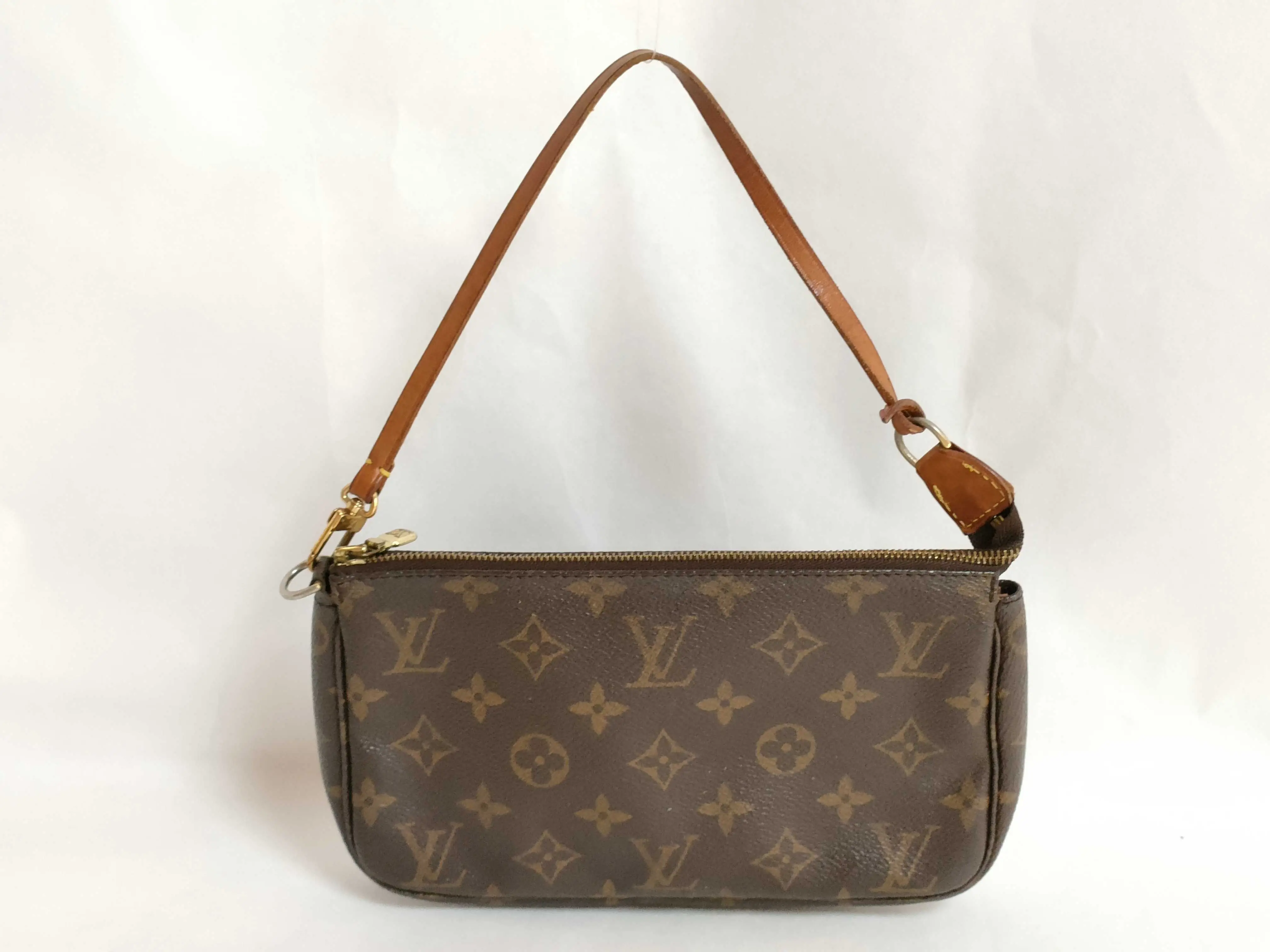 Pre-owned Louis Vuitton PVC Shoulder Bags M51980 Monogram Monogram Accessoir Pouch