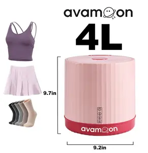 Avamoon Portable Mini Washing Machine 4L - Hands-Free Laundry, Compact & Lightweight, 4L Capacity, Perfect for Travelers, Washes Underwear & Delicates