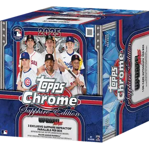 2025 Topps Chrome Update Series Baseball Sapphire Edition Box