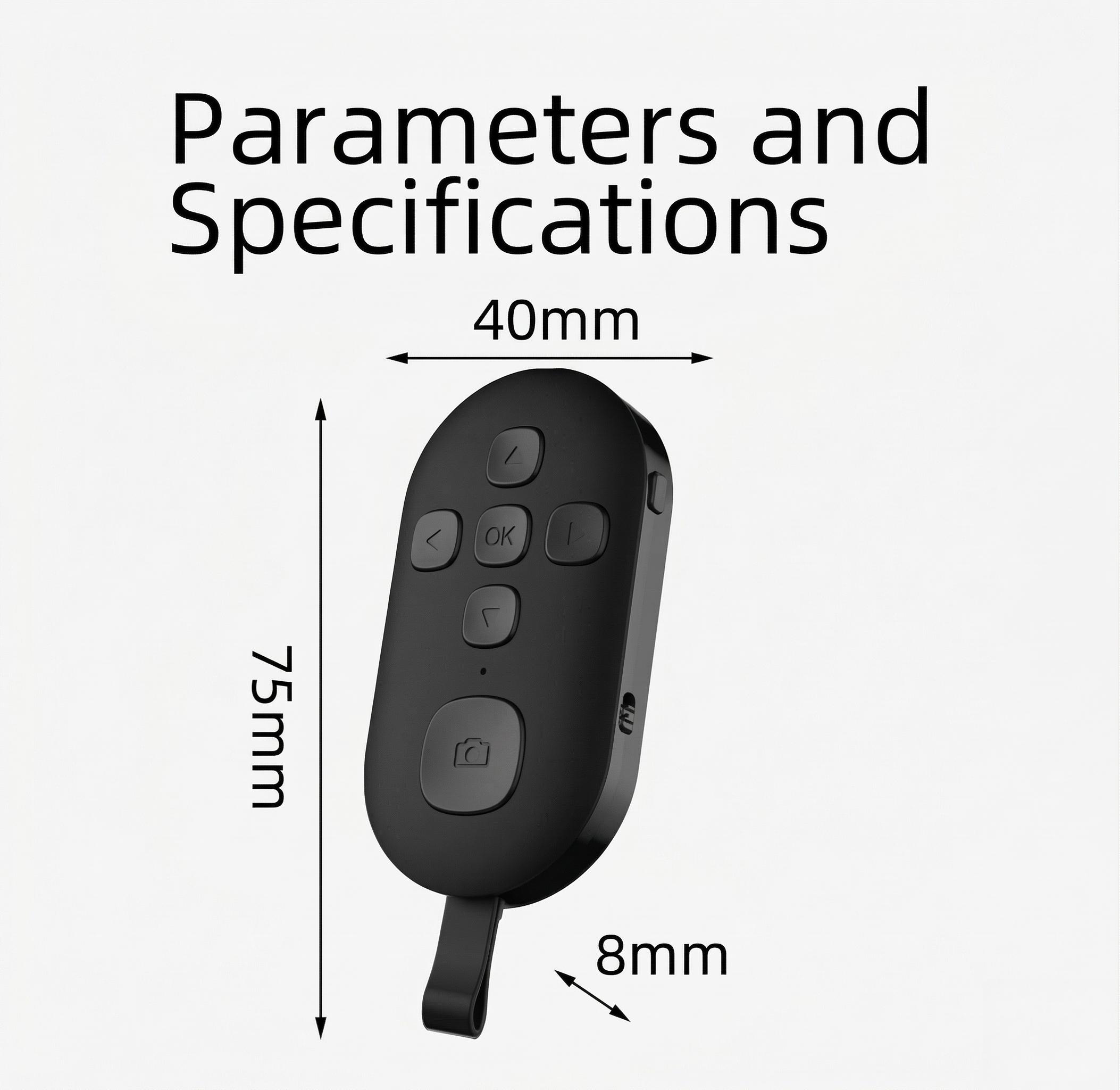 TikTok Scrolling Remote Control for Phone, Page Turner for Kindle App(Not for All Kindle Devices), Camera Shutter Controller for Photo and Video, Connect via Bluetooth, USB-C Charging