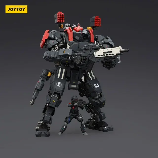 JOYTOY Battle For the Stars 1/18 Action Figures Mecha 31cm Tyrant-04 City Combat Type Collector Set Toyset
