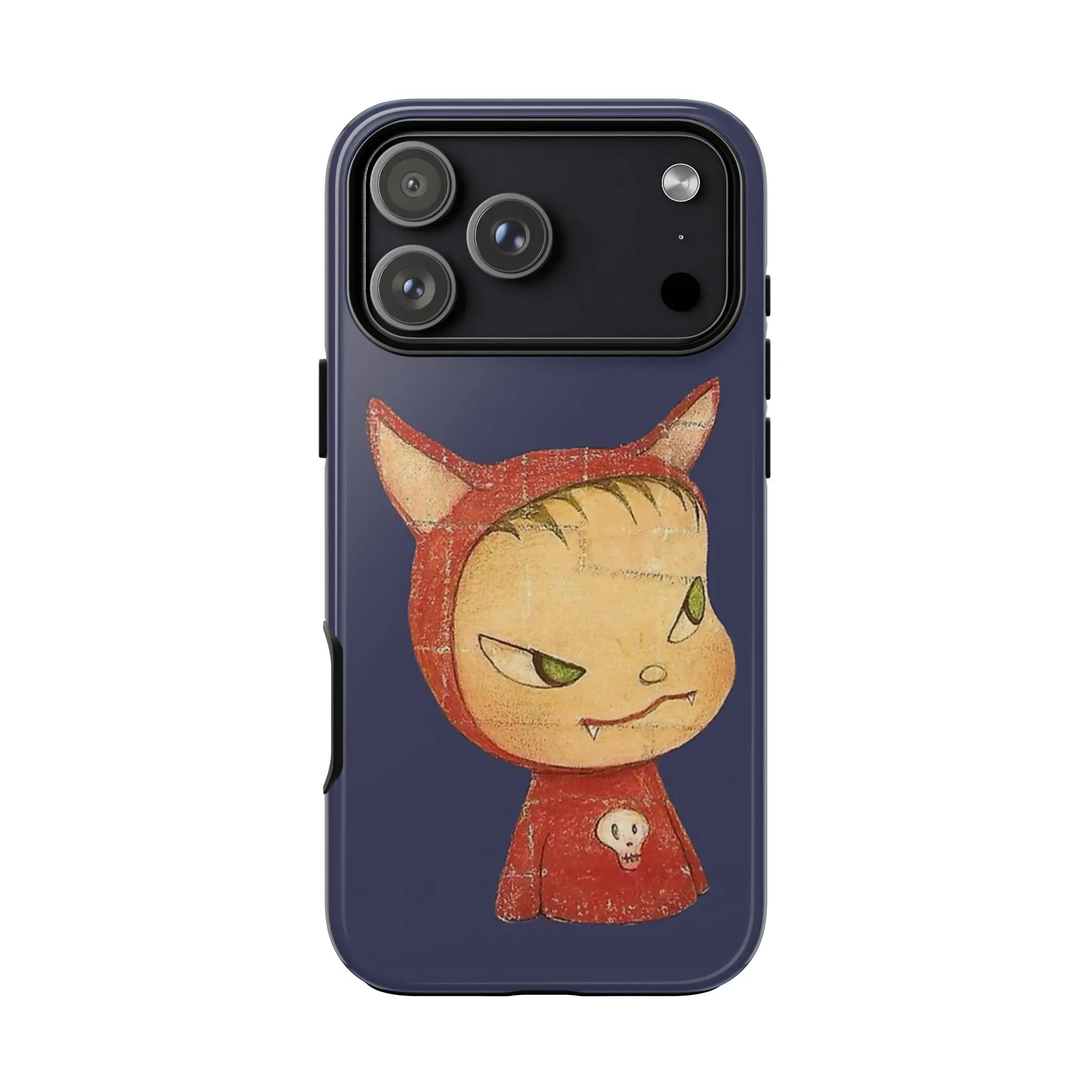 Yoshitomo Nara Inspired Tough iPhone Case – Fighting Bunny, Devil