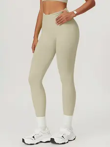 Tkitk2.0 Dynamic Long Pants, Professional Plain Seamless Soft Fitness Yoga Pants, High Waist Gym Running Cycling Clothes, Athleisure Fitness Leggings