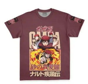gaara shippuden streetwear t-shirt All-Over Print