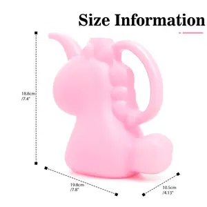 Cute White Unicorn Watering Can - Fun Indoor Plant Pitcher Gift for Kids & Plant Moms 18.8cm x 19.8cm x 10.5cm