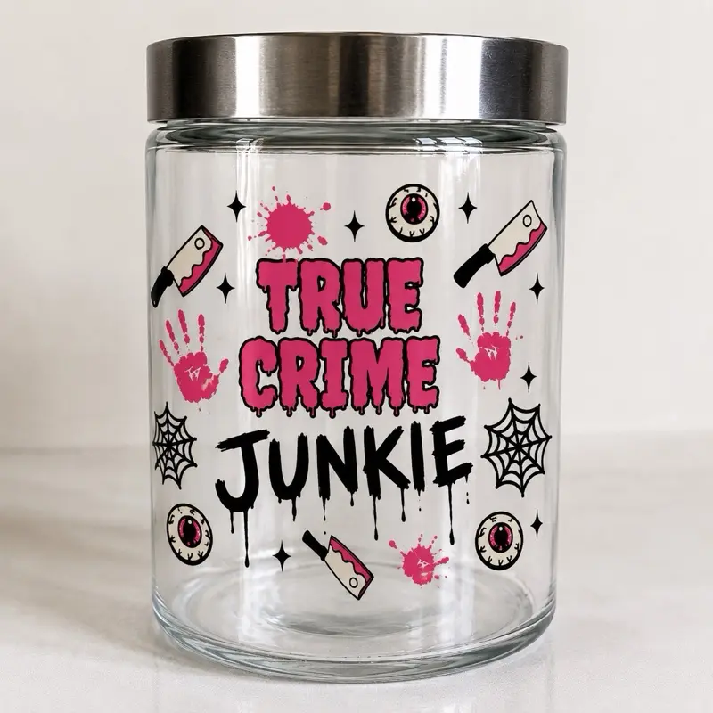 Mystery Spooky Halloween Storage Jar