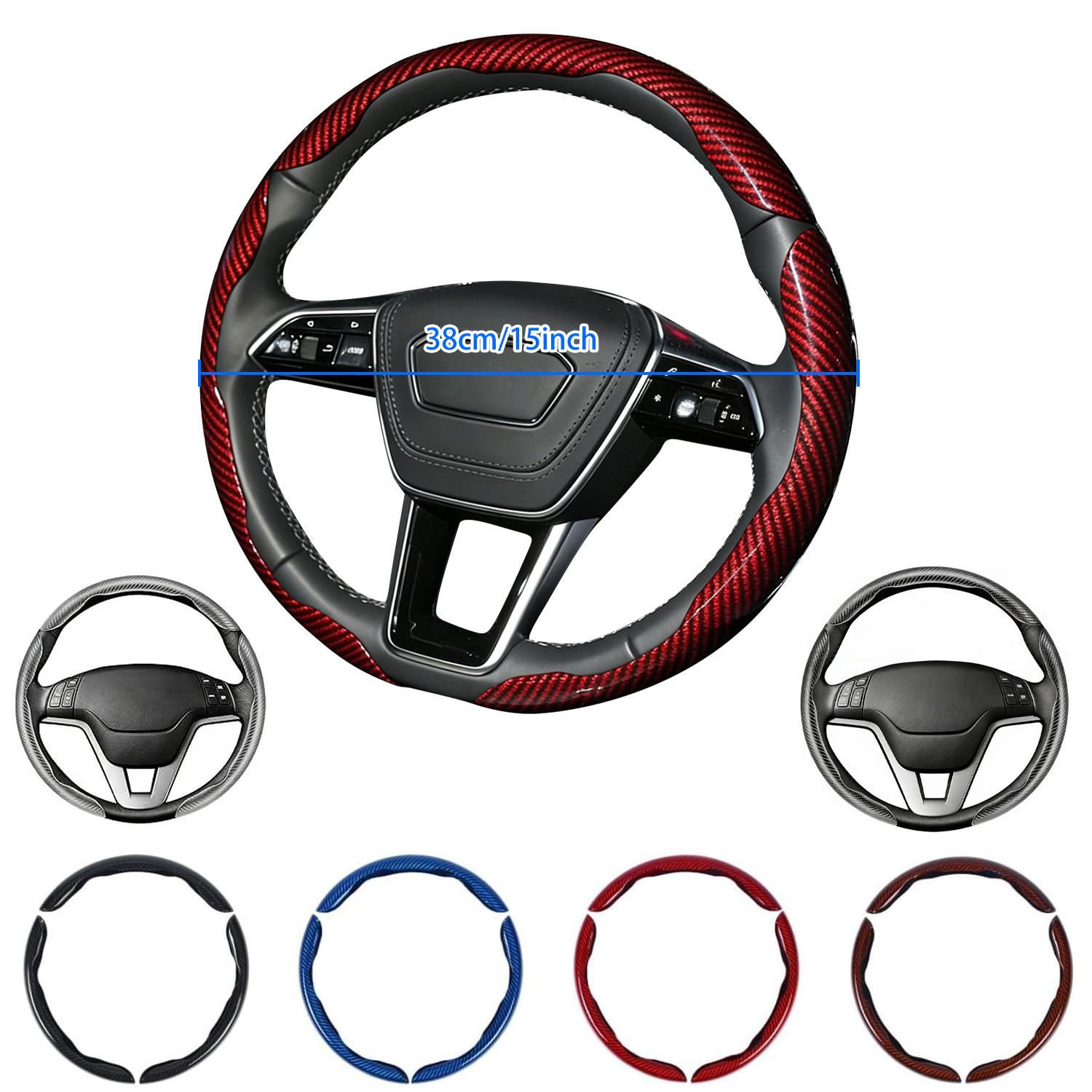 Car Steering Wheel Cover, Non-Slip Breathable Steering Wheel Protector, 15 Inch Universal All-Season Interior Accessory for Most Vehicles,Car Accessories Car Steering Wheel Cover, Non-Slip Breathable Steering Wheel Protector, 15 Inch Universal All-Season Interior Accessory for Most Vehicles,Car Accessories