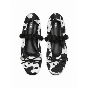 Cider BOWKNOT PLEATED STRAP MARY JANE SHOES