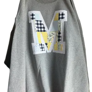 Patchwork Handmade U of M Crewneck Sweatshirts