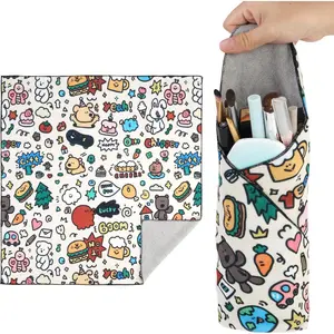 Walking Way Protective Wrap, Self-Adhesive Magic Cloth Camera Wrap, Storage Cloth, Anti-Scratch, Dustproof, Washable Lens Pouch for DSLR, Smartphones, Laptops, Cosmetic