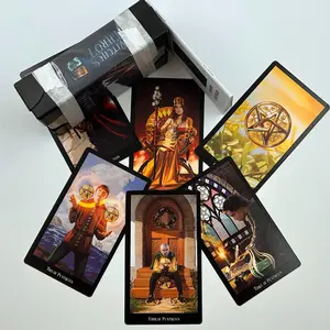 Witch Tower Card Game with Guide Book, Outdoor Camping Board Game, Party Leisure Fortune Telling, Holiday Gift