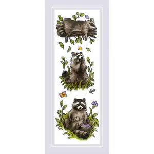 Three Raccoons R2223 Counted Cross Stitch Kit