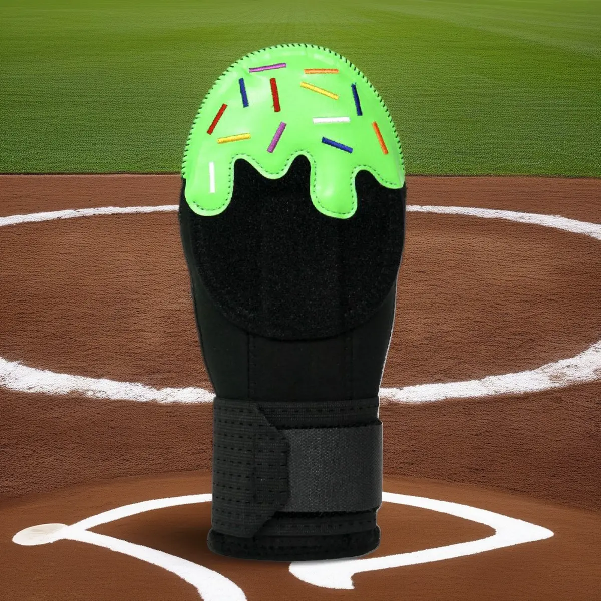 Durable Neoprene Sliding Mitt for Baseball & Softball, Ambidextrous Hand & Wrist Protection for Youth and Adult Players
