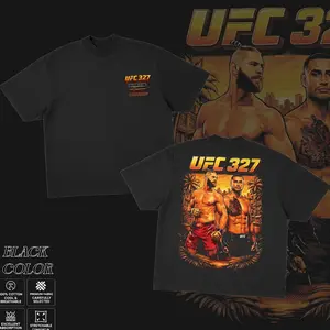 Jiří Procházka vs. Carlos Ulberg & Joshua Van vs. Tatsuro Taira Fight Night T-Shirt Collection, Vintage UFC 327 Event Tee, MMA Combat Sports Graphic Shirt, Octagon Fighter Streetwear, Cotton Oversized Apparel, Gift for Men & Women 6YU