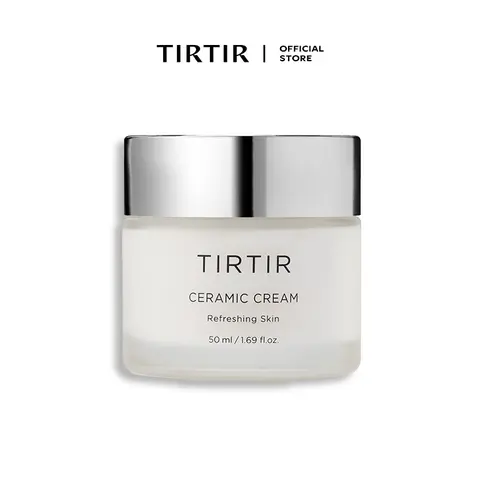 [TIRTIR Official] Ceramic Cream Deep moisturizer for Glass Skin, Polyglutamic acid, Centella Asiatica Extract, Skin barrier Skincare