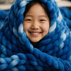 Comfortable Soft Lightweight Tie-Dye Blanket Wrinkle Resistant Buy One Get One Free Rest Blanket for All Seasons