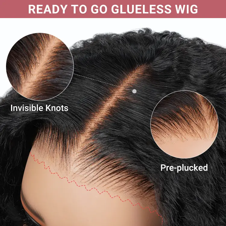 [Spring Essential] Wiggins Hair Short Curly Wigs 7x4 Pre Cut Ready To Go Glueless Wigs Ready To Wear Human Hair Beginners Friendly 13x4 Lace Frontal Wigs #SpringStatements #WeeklyDeals 3