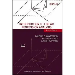 USED-Introduction to Linear Regression Analysis by Montgomery, Douglas C. (Hardcover)
