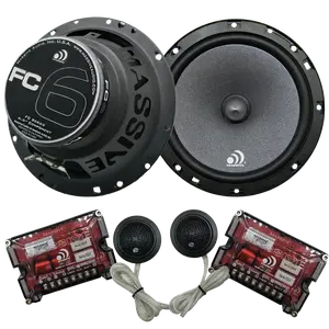 FC6 - 6.5" 150 Watts RMS Component Kit Speakers Pair with High-Energy Y30 Magnets & 12dB Linkwitz–Riley Crossover for Accurate Sound Reproduction