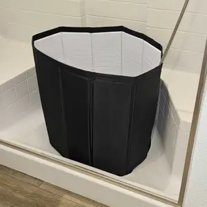 Portable Bathtub for Adults, Foldable Soaking Bathtub for Hot SPA & Ice Bath, Foldable Small Bathtub for Bathing, 6-Layer Insulated Portable Tub, Space-Saving（25.6" × 41.3"）#SummerVibes