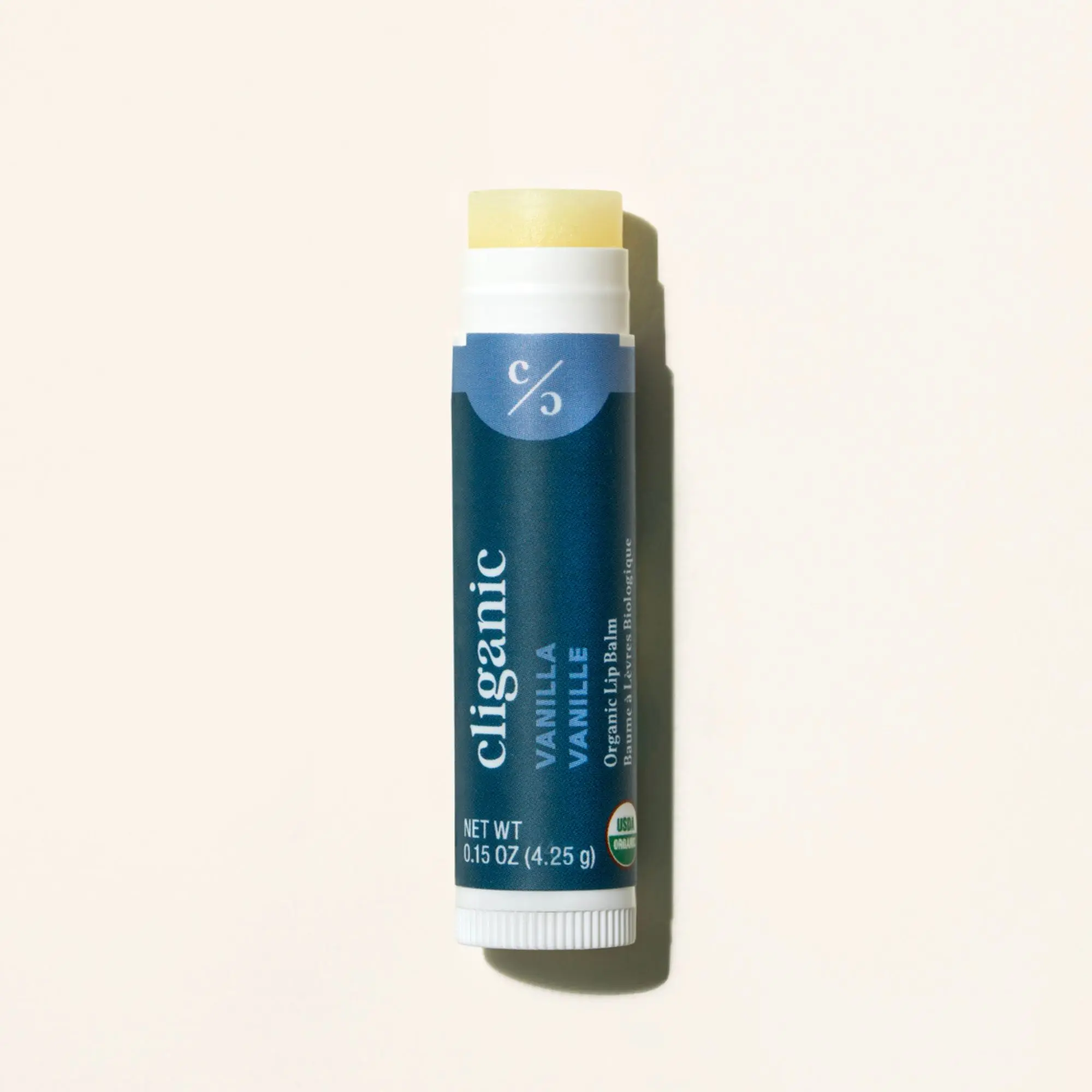 Cliganic Organic Single Lip Balm Set - 100% Natural Hydrating, Moisturizing for Dry Cracked Lips, Stocking Stuffer Gift for Men & Women (1 Flavor)